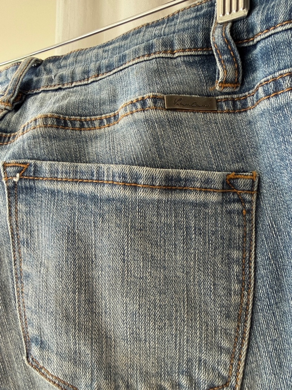 Kan Can Distressed Light Blue Skinny Jeans